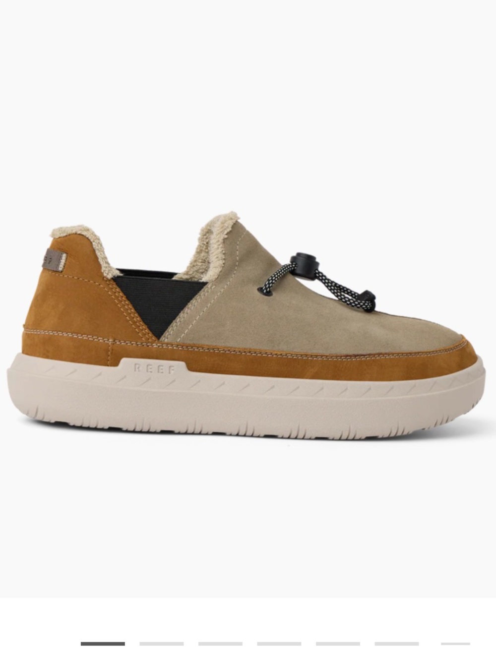 Reef Men's Slip-On Loafer in Tan and Brown
